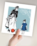 Karte „Ist das dein Ball?“ (21 × 21 cm)