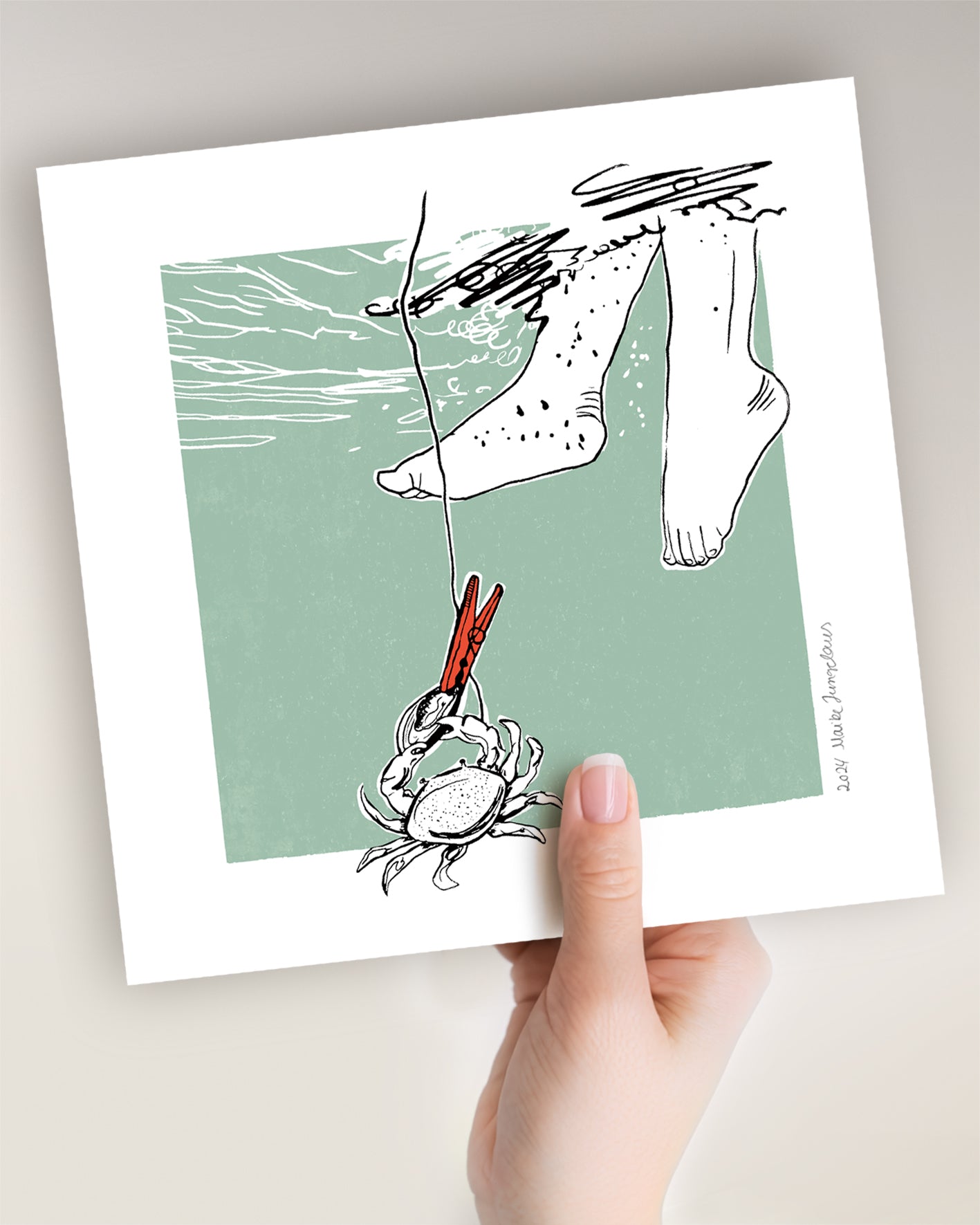 Karte „Ich hab’ einen!“ (21 × 21 cm)