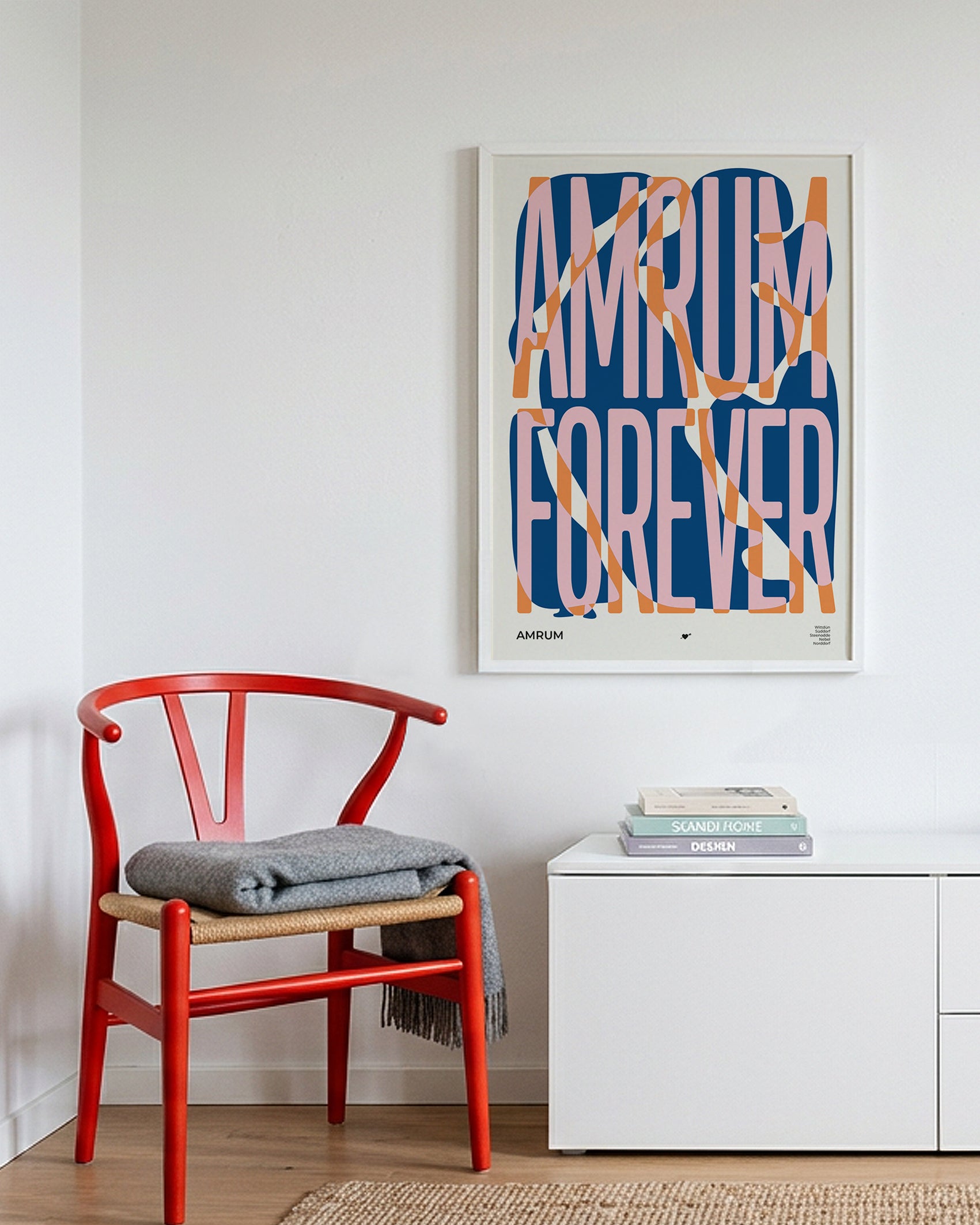 Poster „AMRUM FOREVER“ (50 × 70 cm)
