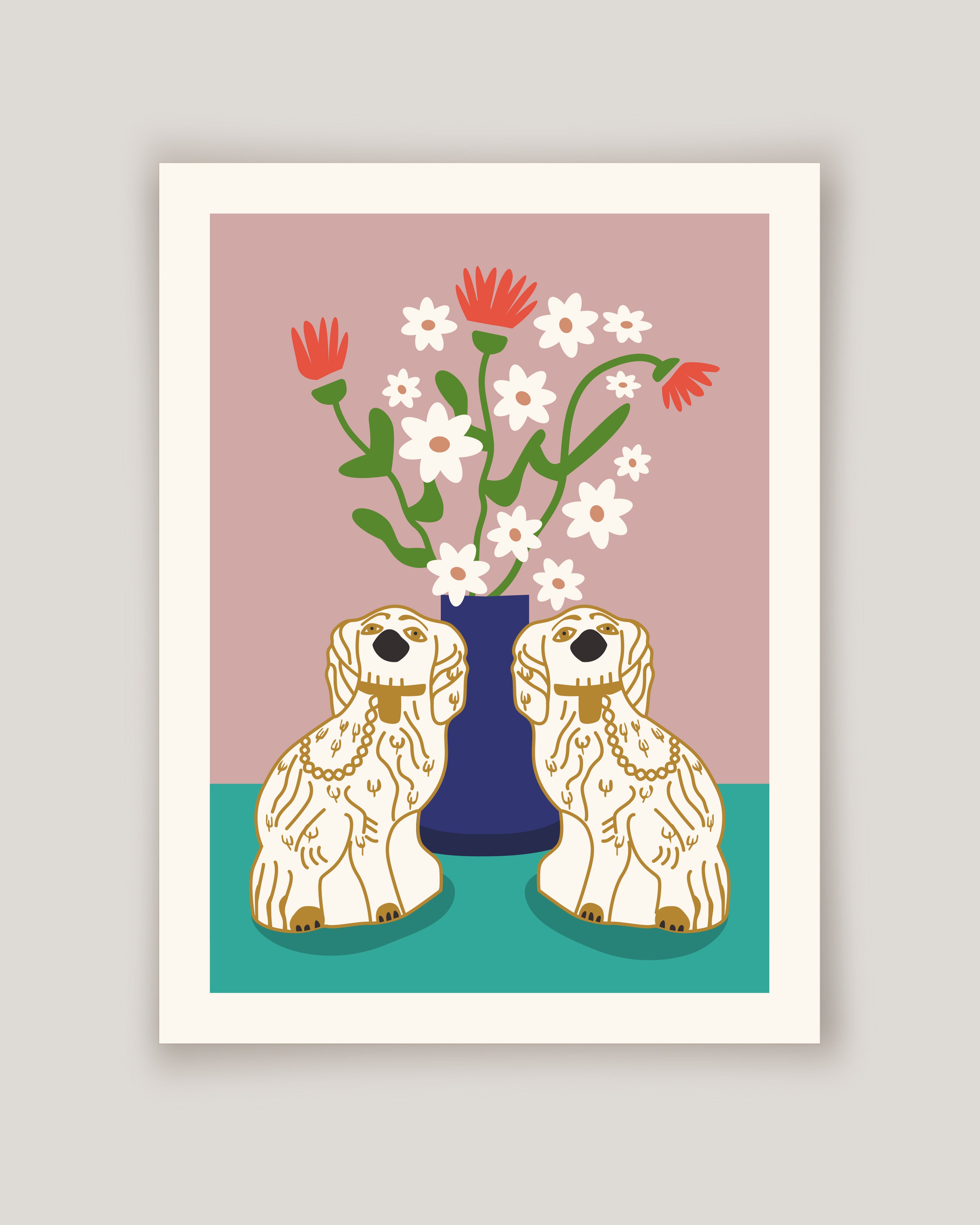 Poster „Kapitänshunde“ (30 × 40 cm)