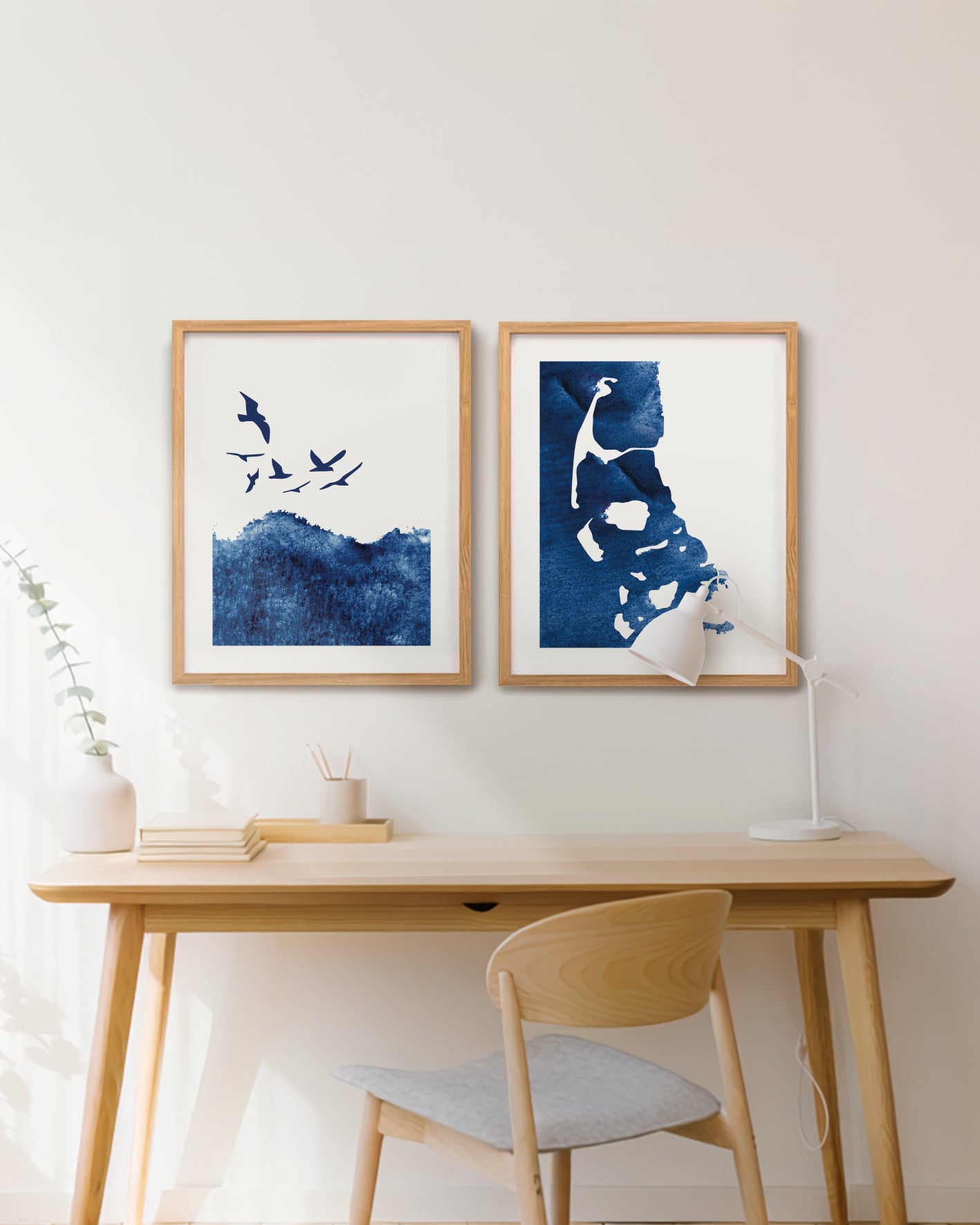 Poster „Blaue See – Inseln“ (40 × 50 cm)
